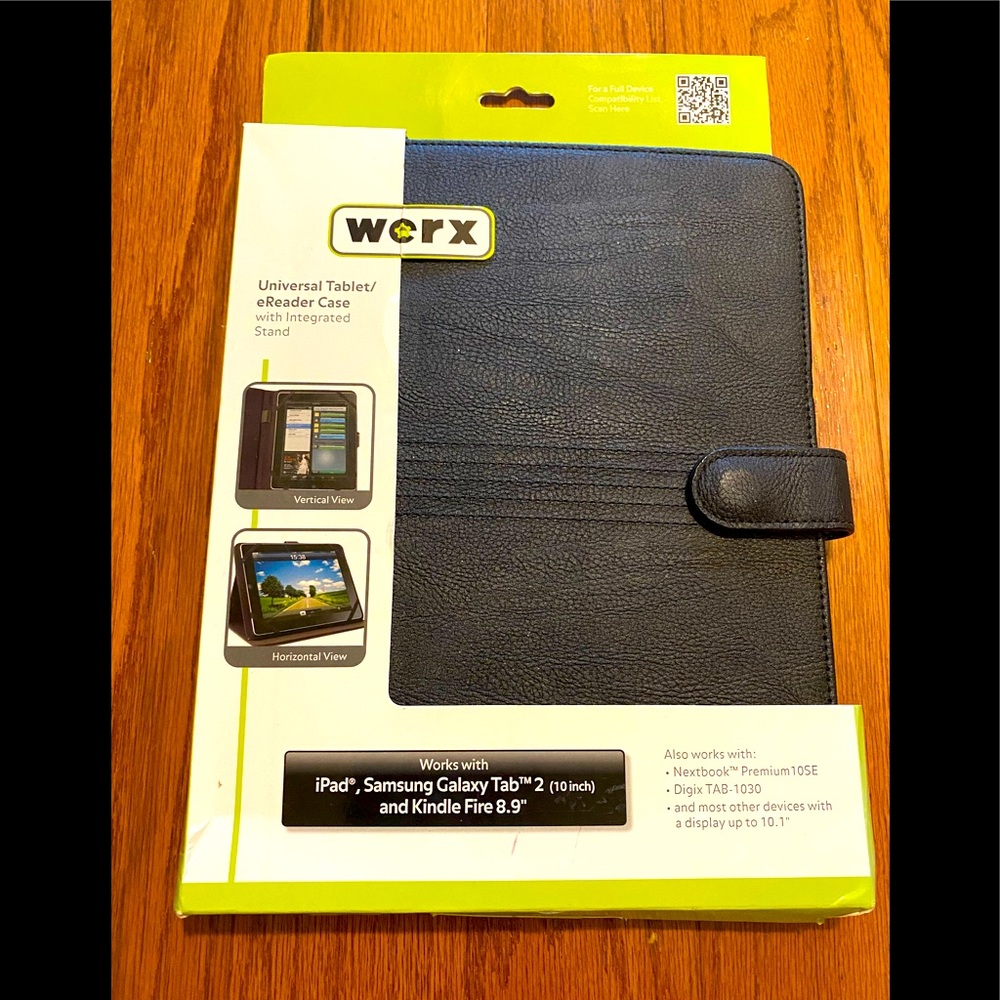 WERX UNIVERSAL TABLET/eREADER CASE WITH INTEGRATED STAND